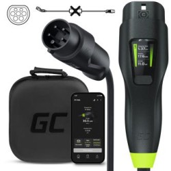 Green Cell Habu EV Mobile ładowarka 11 kW 7 m Type 2 to CEE 16 A do ładowania pojazdy elektryczne EV PHEV 2in1 Wallbox z GC App