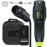 Green Cell Habu EV Mobile ładowarka 11 kW 7 m Type 2 to CEE 16 A do ładowania pojazdy elektryczne EV PHEV 2in1 Wallbox z GC App