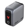 Verbatim, Mini ładowarka GaN z wyświetlaczem i kablem 2 x USB-C / 1 x USB-A, szara, 65W, Wymienne wtyczki EU, UK, USA