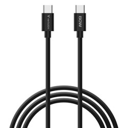 Verbatim, Mini ładowarka GaN z wyświetlaczem i kablem 2 x USB-C / 1 x USB-A, szara, 65W, Wymienne wtyczki EU, UK, USA