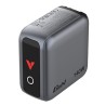 Verbatim, Mini ładowarka GaN z wyświetlaczem i kablem 3 x USB-C / 1 x USB-A, szara, 140 W, Wymienne wtyczki EU, UK, USA