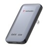 Verbatim, Ładowarka Essentials Slim GaN USB-C1 PD 3.0 , USB-C2 PD 3.0, szara, 65W
