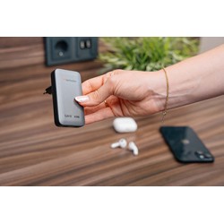Verbatim, Ładowarka Essentials Slim GaN USB-C1 PD 3.0 , USB-C2 PD 3.0, szara, 65W
