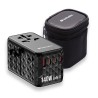 Verbatim, Uniwersalny adapter podróżny 2x USB-C PD i QC 4+, 1x USB-C PD 3.0, 1x USB-A QC, czarny, 140 W