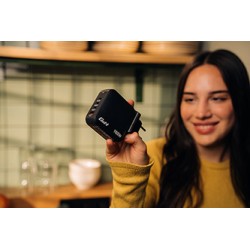 Verbatim, Ładowarka GaN USB 3.0, USB C, szara, 165 W, wymienne końcówki  C,G,A