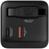 Verbatim, Ładowarka GaN USB 3.0, USB C, szara, 65 W, wymienne wtyczki C, G, A, ze zintegrowanym kablem