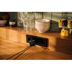 Verbatim, Ładowarka GaN USB 3.0, USB C, szara, 65 W, wymienne wtyczki C, G, A, ze zintegrowanym kablem