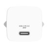 Verbatim, Ładowarka Mini GaN 1 x USB-C, biała, 20 W, do użytku w pomieszczeniach