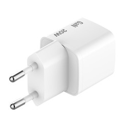 Verbatim, Ładowarka Mini GaN 1 x USB-C, biała, 20 W, do użytku w pomieszczeniach