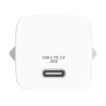 Verbatim, Ładowarka Mini GaN 1 x USB-C, biała, 20 W, do użytku w pomieszczeniach