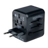 Verbatim, Adapter podróżny World-to-World Verbatim UTA-01 USB-A, czarny, 12 W