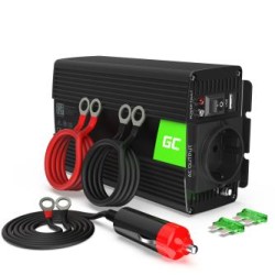 Green Cell power falownik 24V to 230V 300W/600W zmodyfikowane sine wave