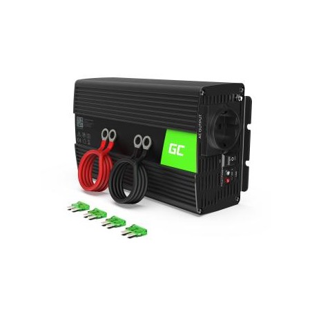 Green Cell power falownik 12V to 230V 1000W/2000W czysta sinusoida