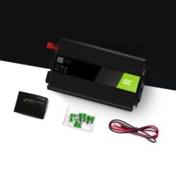 Green Cell power falownik 12V to 230V 1000W/2000W czysta sinusoida