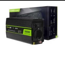 Green Cell power falownik 12V to 230V 500W/1000W czysta sinusoida