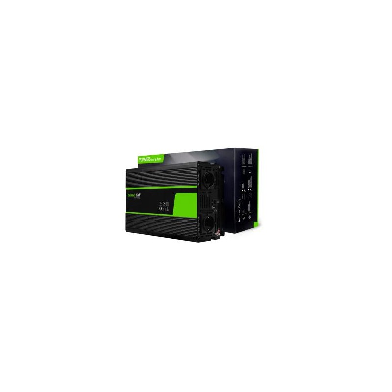 Green Cell power falownik 24V to 230V 2000W/4000W czysta sinusoida