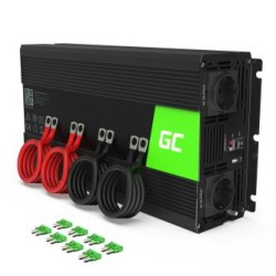 Green Cell power falownik 24V to 230V 3000W/6000W czysta sinusoida