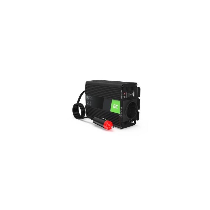Green Cell power falownik 12V to 230V 150W/300W czysta sinusoida