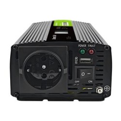 Auto power falownik Green Cell®® 12V to 230V, 500W/1000W