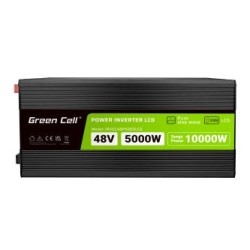 Green Cell PowerInverter LCD 48V 5000W/10000W Auto falownik  - czysta sinusoida