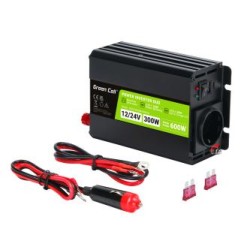 Green Cell®® falownik Voltage converter 12V / 24V to 230V 300W/600W DUO