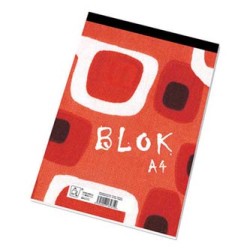Blok w linie, A4, 50szt. biurowy, EOL