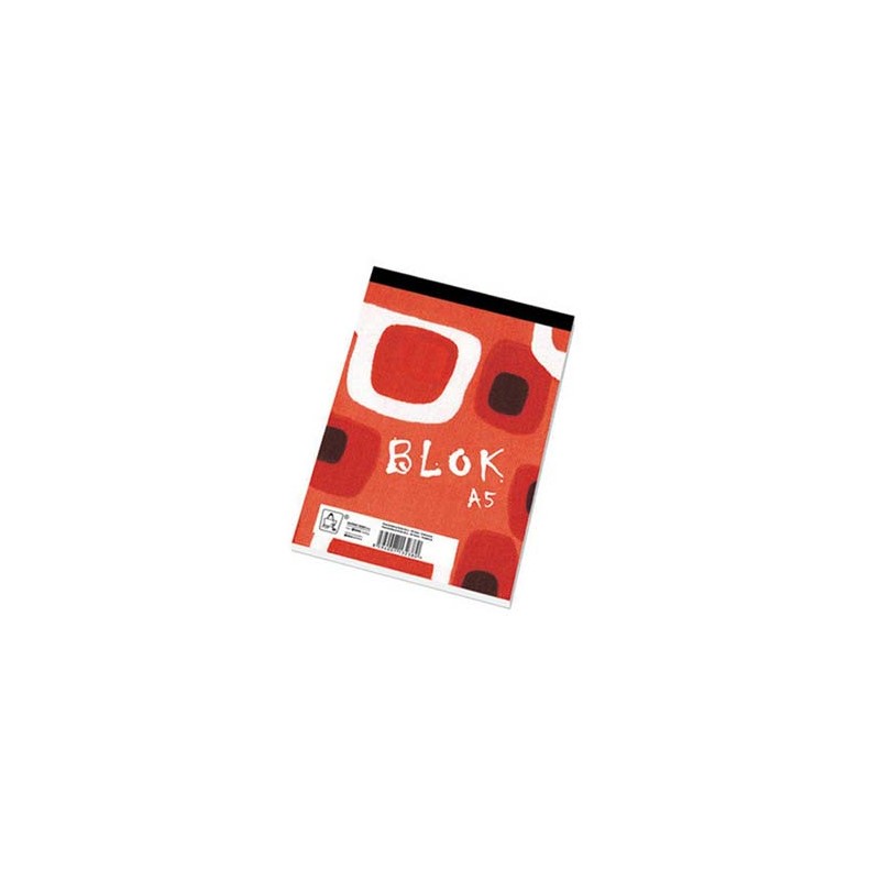 Blok w linie, A5, 50szt. biurowy