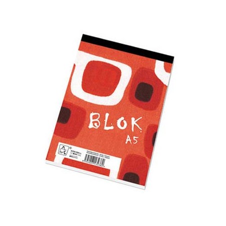 Blok w linie, A5, 50szt. biurowy