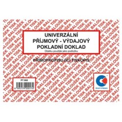 Książka dochodowa A6, 10x50szt. cena za 1 szt (op. 10 szt), uniwersalny, Baloušek