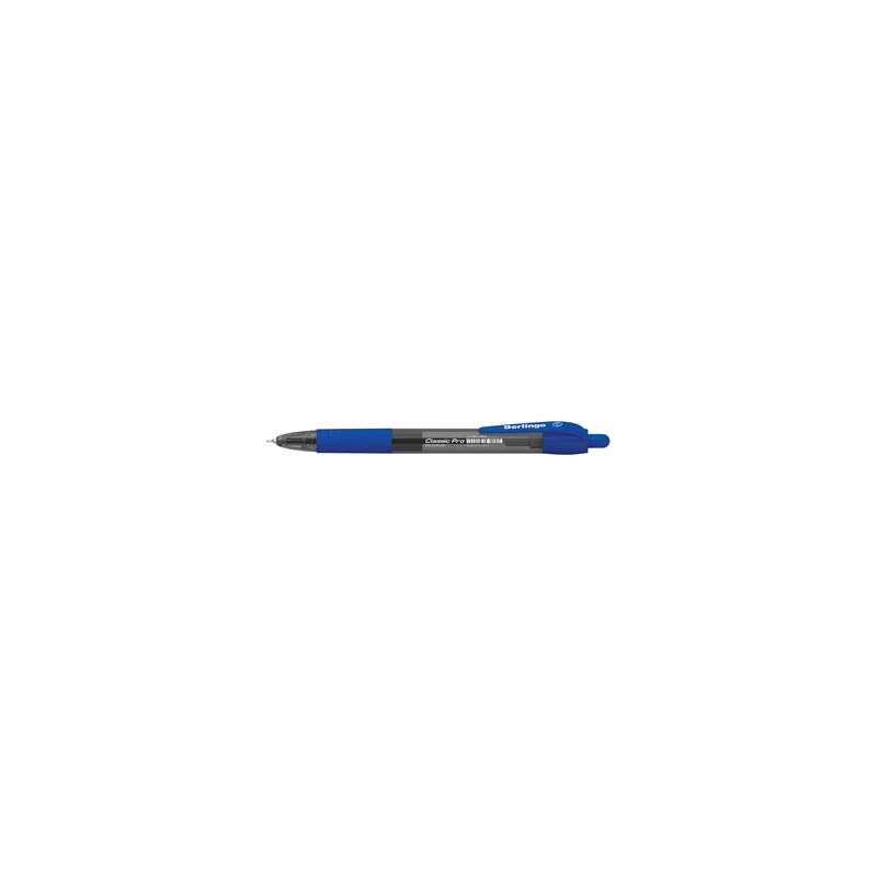 Berlingo, długopis automatyczny kulkowe, niebieskie, 12szt, 0.7mm, Classic Pro