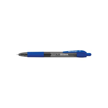 Berlingo, długopis automatyczny kulkowe, niebieskie, 12szt, 0.7mm, Classic Pro