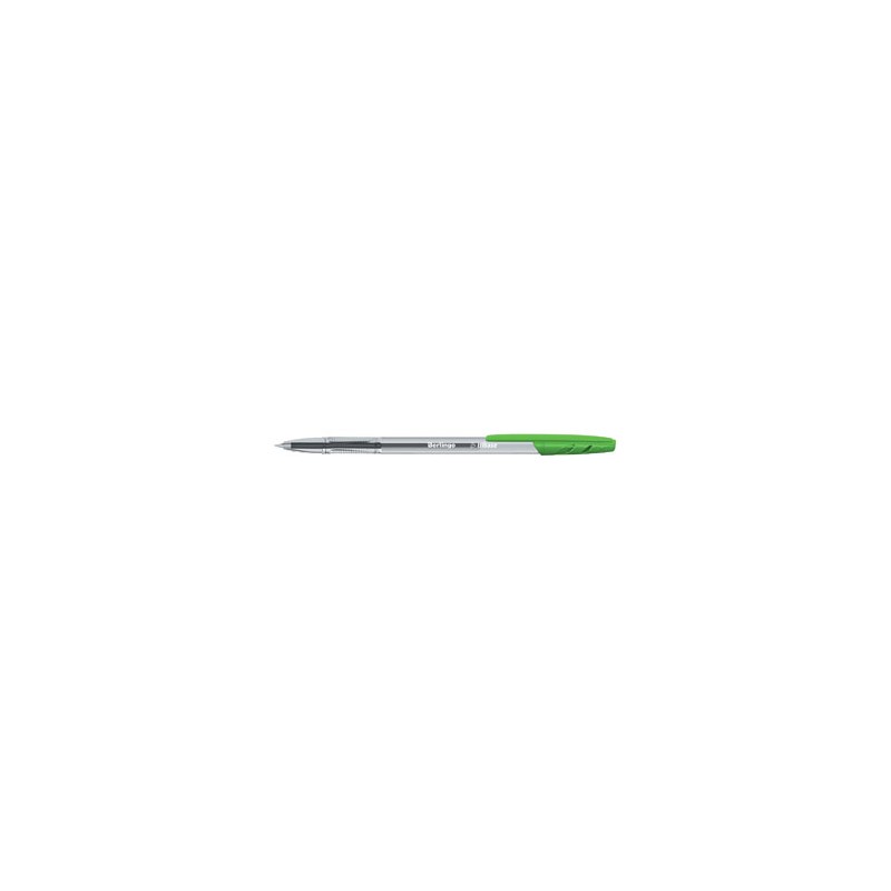 Berlingo, pióro kulkowe, zielony, 50szt, 1mm, Tribase, EOL