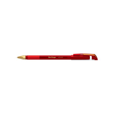 Berlingo, pióro kulkowe, czerwony, 12szt, 0.7mm, XGOLD