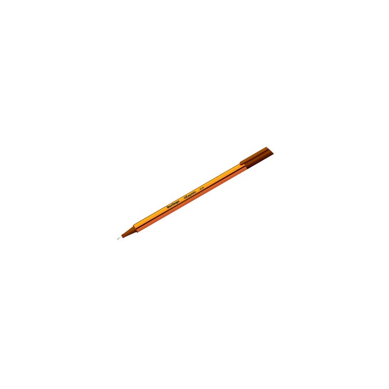 Berlingo, cienkopis Rapido, brązowe, 12szt, 0.4mm
