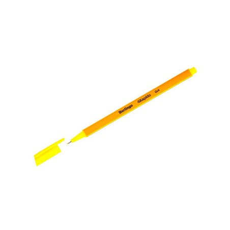 Berlingo, cienkopis Rapido, żółte, 12szt, 0.4mm, EOL