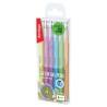 Berlingo, roller żelowy, color, set 6 ksszt, 0.8mm, Brilliant Neon