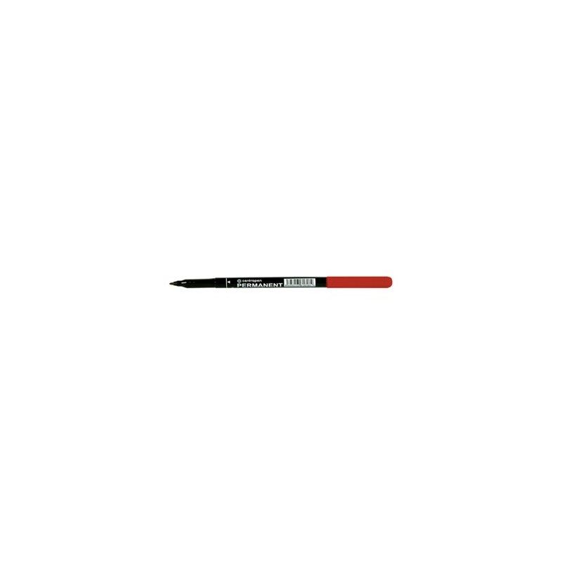 Centropen, pisak 2536, czerwony, 12szt, 1mm, na bazie alkoholu, cena za 1 szt