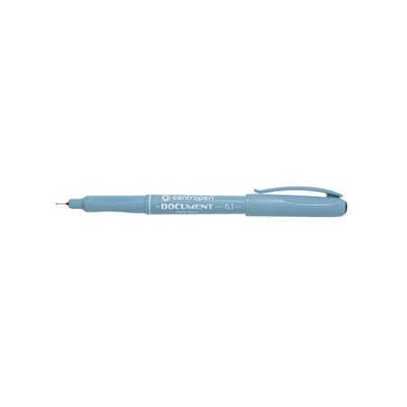 Centropen, cienkopis 2631, czarny, 10szt, 0.1mm, odporny na dziłanie UV, cena za 1 szt