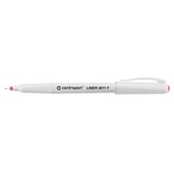 Centropen, cienkopis 4611, czerwony, 10szt, 0.3mm, grot z tworzywa, cena za 1szt