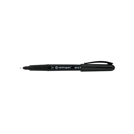 Centropen, marker 4616, czarny, 10szt, 0.6mm, na bazie alkoholu. CD/DVD marker, cena za 1szt
