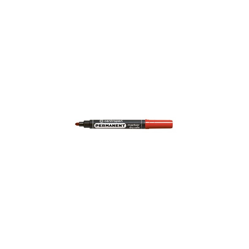 Centropen, marker 8510, czerwony, 10szt, 2.5mm, na bazie alkoholu, cena za 1 szt