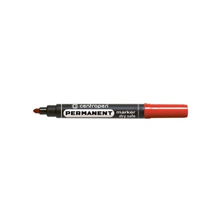Centropen, marker 8510, czerwony, 10szt, 2.5mm, na bazie alkoholu, cena za 1 szt