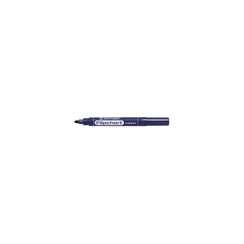 Centropen, flipchart marker 8550, niebieski, 10szt, 2.5mm, cena za 1 szt