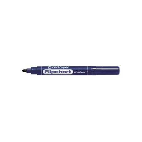Centropen, flipchart marker 8550, niebieski, 10szt, 2.5mm, cena za 1 szt