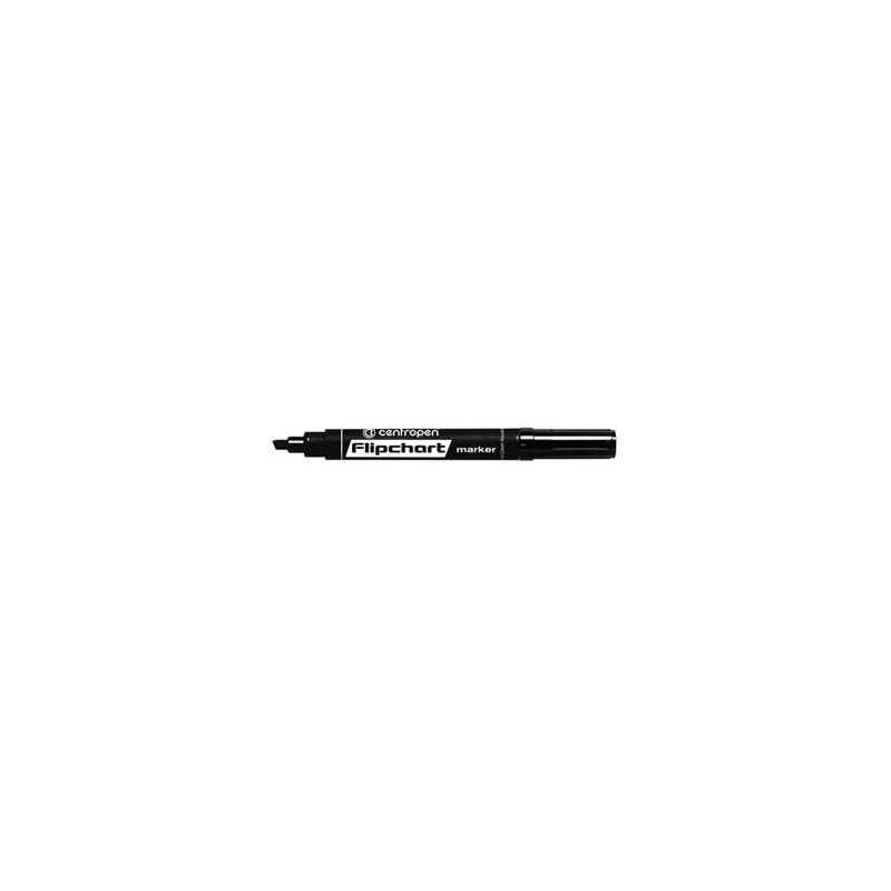 Centropen, flipchart marker 8560, czarny, 10szt, 1-4,6mm, cena za 1 szt