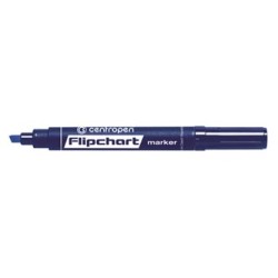 Centropen, flipchart marker 8560, niebieski, 10szt, 1-4,6mm, cena za 1 szt