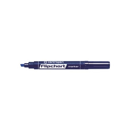 Centropen, flipchart marker 8560, niebieski, 10szt, 1-4,6mm, cena za 1 szt