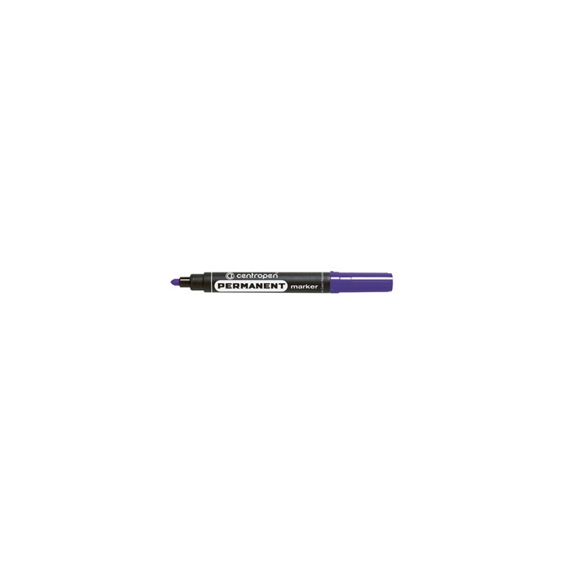 Centropen, marker 8566, fioletowy, 10szt, 2.5mm, na bazie alkoholu, cena za 1 szt