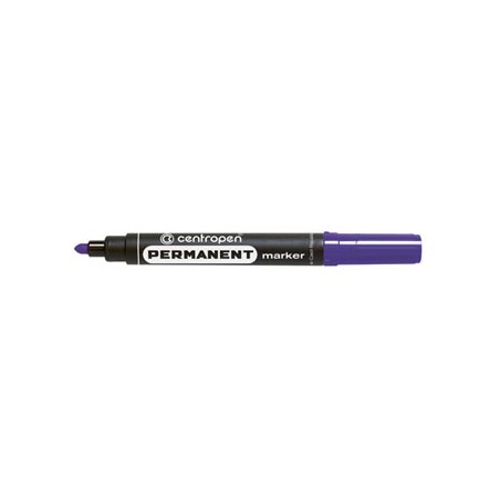 Centropen, marker 8566, fioletowy, 10szt, 2.5mm, na bazie alkoholu, cena za 1 szt