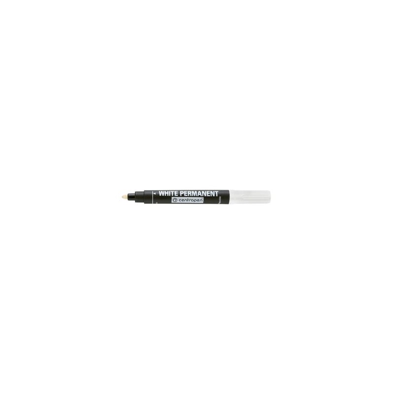 Centropen, pisak 8586, biały, 10szt, 2.5mm, na bazie wody, cena za 1 szt